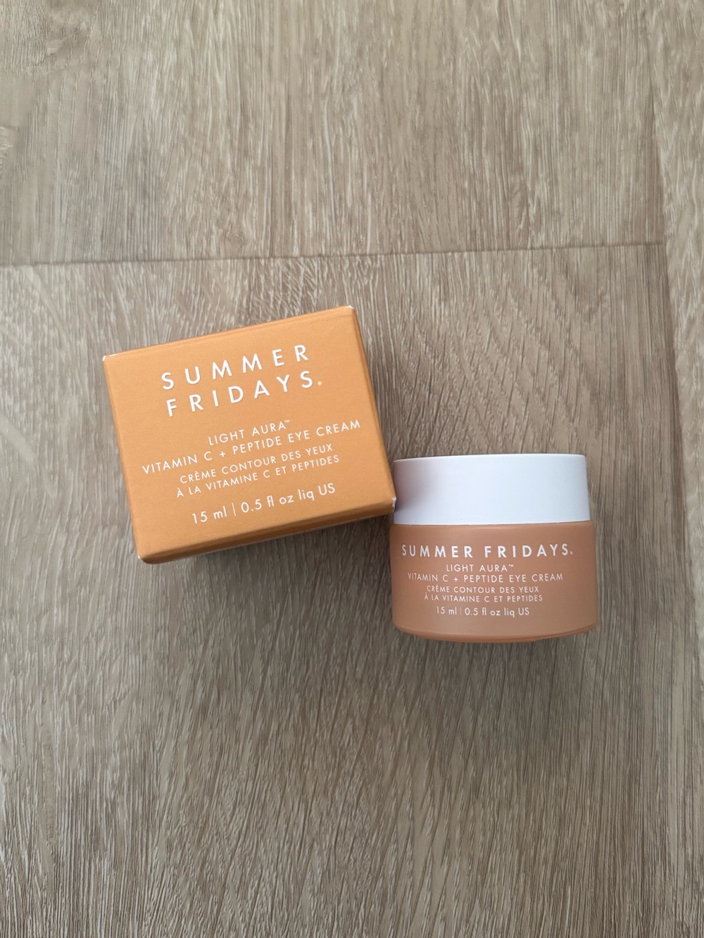 Summer Fridays Light Aura Vitamin C + Peptide Eye Cream BNWT